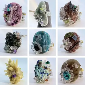 [No.151-159 Tray #7] Unique Handmade Crystal Ring