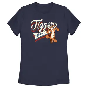 Women's Winnie the Pooh Red, White, and Blue Tigger T-Shirt