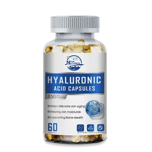 Hyaluronic Acid 60 Capsules 30mg of Vitamin C, Turmeric Root 120mg For Joint and Skin Health, NON-GMO, Gluten Free Dietary Supplement