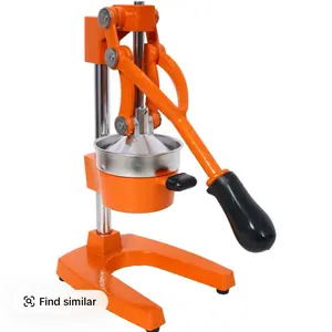 Hand Press Juicer Machine - Orange Manual Squeezer with Stable Base & Ergonomic Handle for Fresh Fruit Juicing