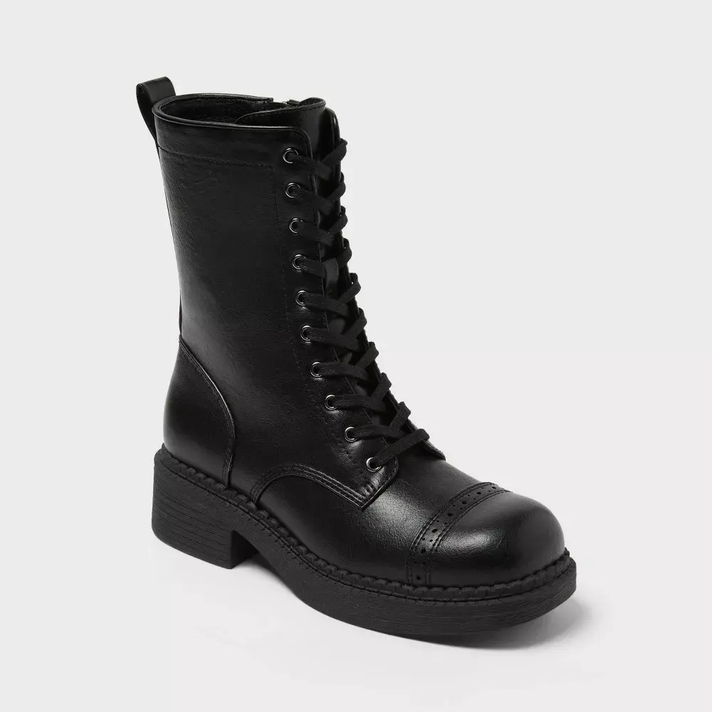 Women's Helga Footwear Boot - Wild Fable, Shoes for Women, Closed Toe, Comfortable Heels, Height Increase Solutions