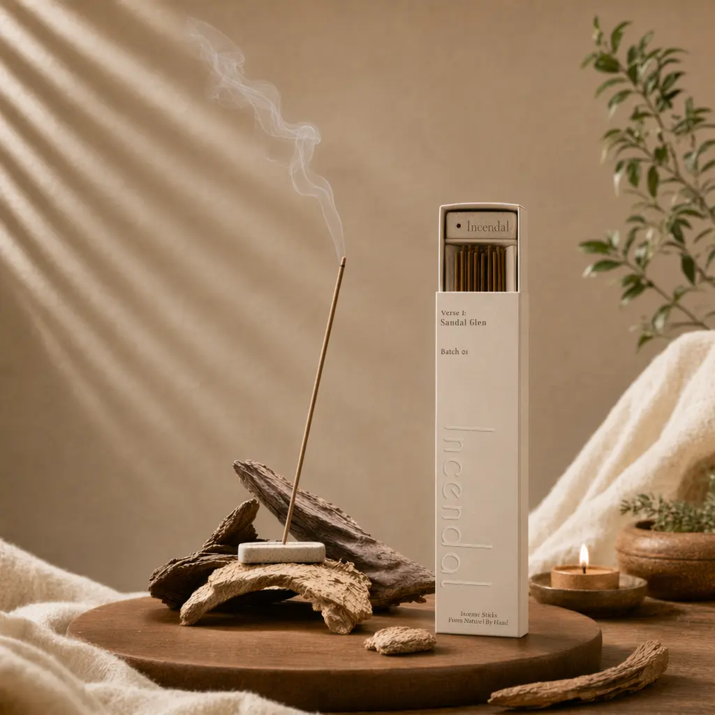 Incendal Incense Natural Incense Sticks Suitable for meditation, yoga, relaxation, purification, spiritual rituals, and home fragrance use.