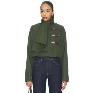 Lovers and Friends Florence Jacket in Forest Green