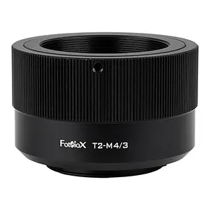 Fotodiox Lens Mount Adapter - T-Mount (T / T-2) Screw Mount SLR Lens to Micro Four Thirds (MFT, M4/3) Mount Mirrorless Camera Body