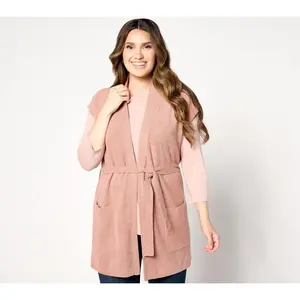 Barefoot Dreams CozyChic Ultra Lite Waist Tie Vest