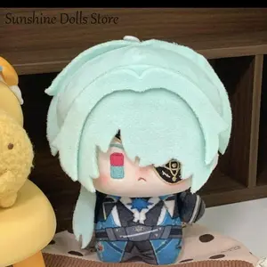 10cm Anime Honkai: Star Rail Anaxa Mydei Phainon Fluffy Maumet Pendant Puppet Keychain Print Plush Doll Toys Adorn Xmas Gift