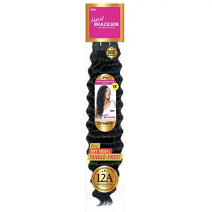 Zury Sis Natural Brazilian 12A Remy Human Hair Mix Weave - DEEP 18/22"