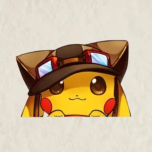 Pikachu Poke Inspired Sticker | My Only Effective Attack is Panic | vinyl decal