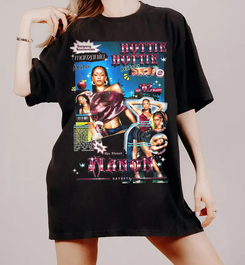 Manon Katseye Comfort Colors Tee Elegant Aesthetic Pop Look