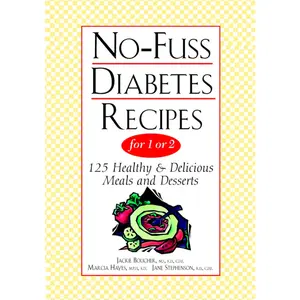 No-Fuss Diabetes Recipes For 1 Or 2 by Jane Stephenson||Marcia Hayes||Jackie Boucher [Paperback Book]
