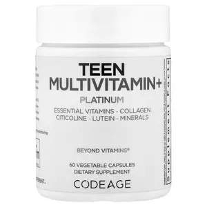 Codeage Teen Multivitamin+ Platinum, 60 Vegetable Capsules