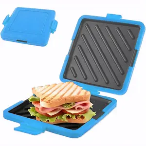 Microwave Sandwich Maker, Sandwich Press Mold, Quick Sandwich Bread Maker, Sandwich Maker Tray, Kitchen Baking Tool for Home Use