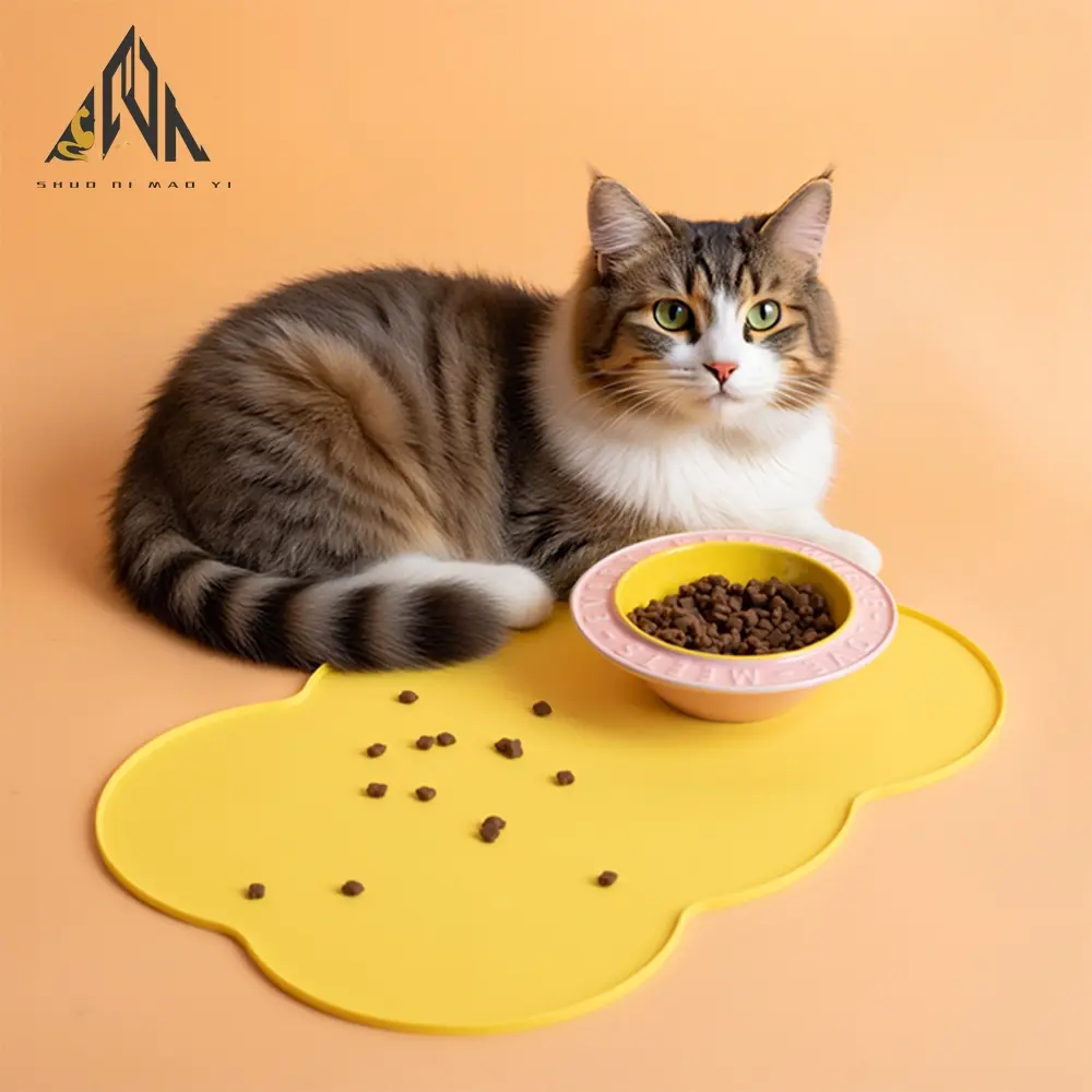 Nordic Style Silicone Placemat Anti-Slip Waterproof Oil-Proof No-Wash Coffee Table Mat Thermal Insulation Desktop Cup Mat
