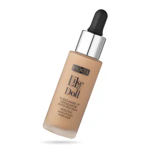 Like A Doll Perfecting Make-Up Fluid Nude Look Foundation SPF 15 - 030 Natural Beige by Pupa Milano for Women - 1.01 oz Foundation