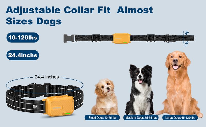 Jugbow Dog Collar - 4200FT Collar with Remote IPX7 Waterproof Collar with 4 Training Modes, Security Lock, Rechargeable e-Collar for All Breeds Outdoor Jugbow Dog Collar - 4200FT Collar with Remote IPX7 Waterproof Collar with 4 Training Modes, Security Lock, Rechargeable e-Collar for All Breeds Outdoor