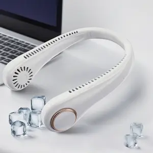 BUBUN Portable Neck Fan Rechargeable, Battery Powered Personal Wearable Fan Quiet,Hands-Free Cooling, 17hrs Runtime, Summer Outdoor Travel Essentials, Birthday Gifts for Women Men Teens