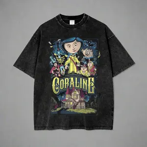 Coraline T Shirt, Movie & TV Show Merch Shirt, Personalized Casual T-Shirt, Gifts for him, Gifts for her, Father's day 2025
