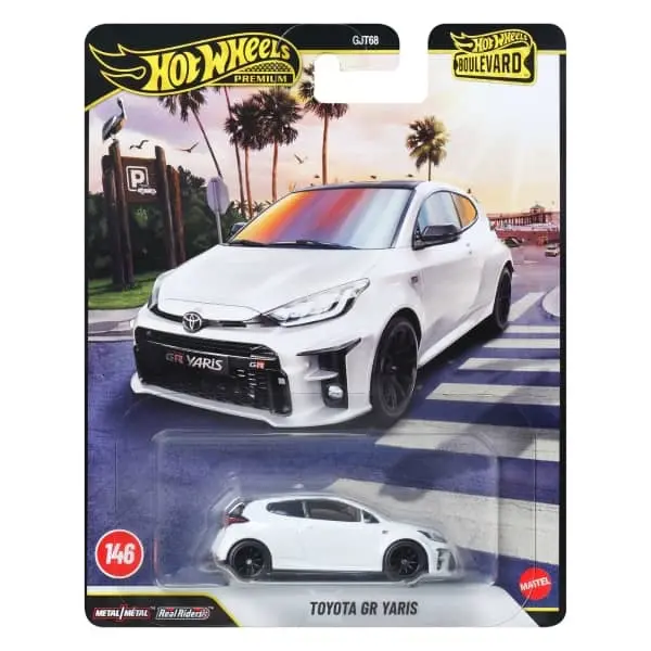 Hot Wheels Toyota GR Yaris GJ766 Diecast Model Car 146 Series Boulevard Edition