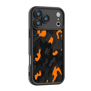 New Fashion Camo Pattern iPhone 17 Pro max Phone Case Sika Durable Shockproof Soft Rubber Designer Cover for iPhone 17 Air Promax 17Pro 11-16,Gifts for Men Boy Hunter Outdoor