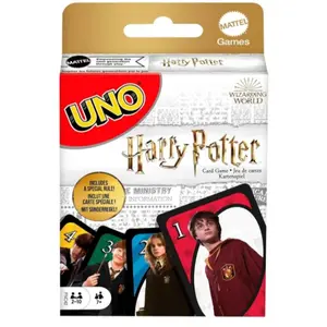2026 Mattel Games UNO Harry Potter Card Game, Fun Family Board Game, Perfect Gift for Kids & Adults, Engaging Party Activity