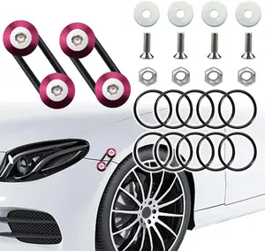 Bumper Clips Pink 12PC Bumper Quick Release Universal Bumper Holders for Cars it Can be Applied to Front and Rear Bumpers,Trunks,Fenders,Hatches,Hoods,Etc.