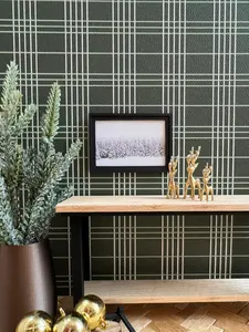 Snowy Winter Trees Framed Wall Art