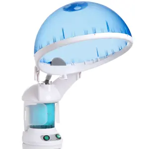 Segawe 2-in-1 Portable Hair Steamer with Bonnet Hood, 1300W Freestanding Hair Dryer & Facial Steamer for Home Selfcare, Compact Dual Mode Device with Clean Water Compatibility