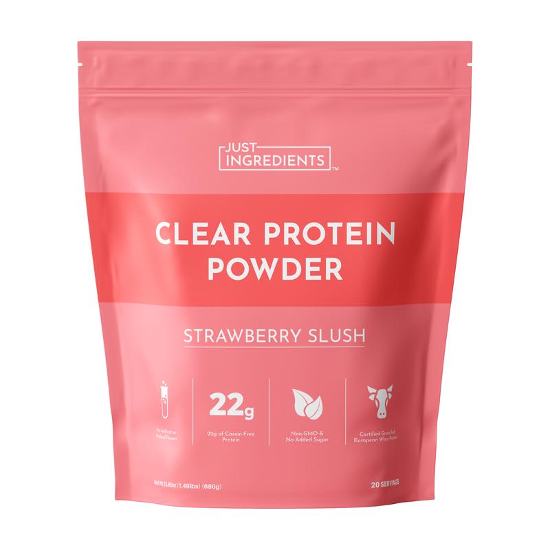 Just Ingredients Strawberry Slush Clear Protein Powder