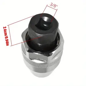 6-13 mm Bolt Extractor Set - Metal Damaged Stud Removal Tool for Impact Wrenches and Ratchets, Non-Electric Manual Operation