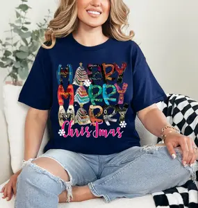 Merry Bookmas Sweatshirt, Merry Bookmas Shirt, Festive Reader Shirt, Book Tree T-shirt, Casual tee shirt