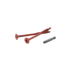 Fastenmaster 5915111 Flatlok No. 14 x 6 in. No.40 Torx ttap Flat Head Epoxy Carbon Steel Wood Screws - 250 Piece