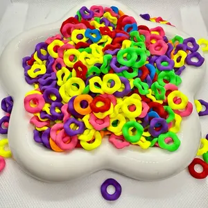 Wavy Spacer Beads for Crafting - Colorful Assorted Design for Creative Projects