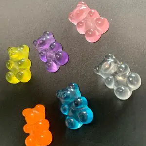 6 Pcs Bear Nail Charms for Nail Art and Care - Nail Care