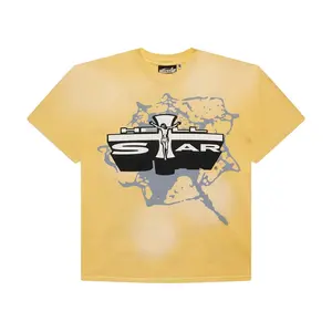 Hellstar Jesus T-Shirt Yellow