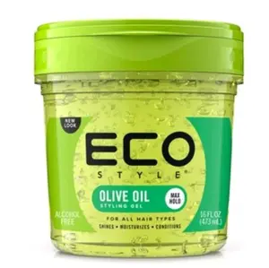 Eco Style Gel Olive Oil Styling - Adds Shine and Tames Split Ends - Delivers Moisture to Scalp - Nourishes And Repairs - Provides Weightless and Superior Hold - Ideal for all Hair - 8 oz