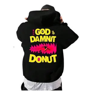 God Damn It Donut On Back Hoodie, Sci Fi Book Lover Shirt, Princess Donut Book Lover Gift, Dungeon Crawler Carl, Unisex Sweater Pullover Tee