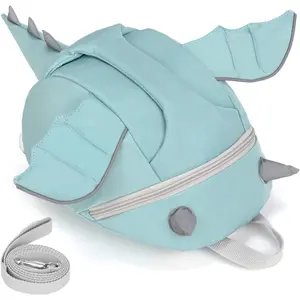 X-LWL13  Toddler Backpack Leash, Anti Lost Leash with Safety Handle, Attractive toddler harness (Dinosaur)