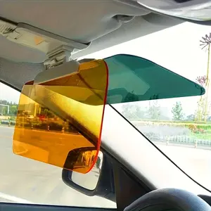 2-In-1 Car Sunshade, Suitable For Day And Night Use - Anti Glare Polarized Windshield Sunshade With UV Protection, Automatic Dimming/Blocking Driving Accessories Suitable For All Cars, Trucks SUV,Easy To Clip On Installation, Used For Car Sunshades