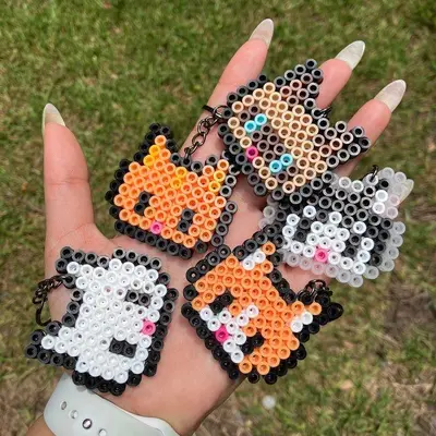 Perler Bead Keychain TikTok Shop - Main Image