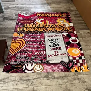 Custom College Blanket, Custom Graduation Blanket, Graduation Gift, College Blanket, Custom School Blanket, Dorm Blanket, Bed Party Blanket