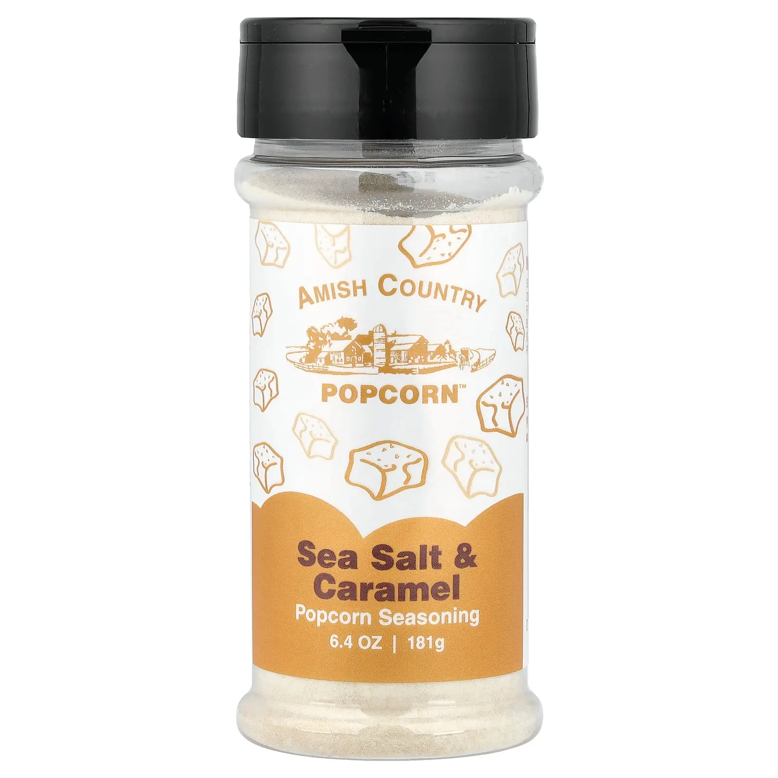 Amish Country Popcorn Popcorn Seasoning, Sea Salt & Caramel, 6.4 oz (181 g)