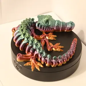 3D Printed Articulating Skeleton Crocodile