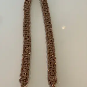 Rose Gold Crossbody Purse Strap/Rhinestone Crystals