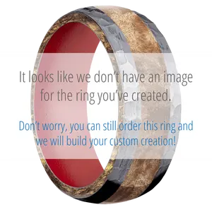 Tantalum + Hammer Finish + Habanero Red