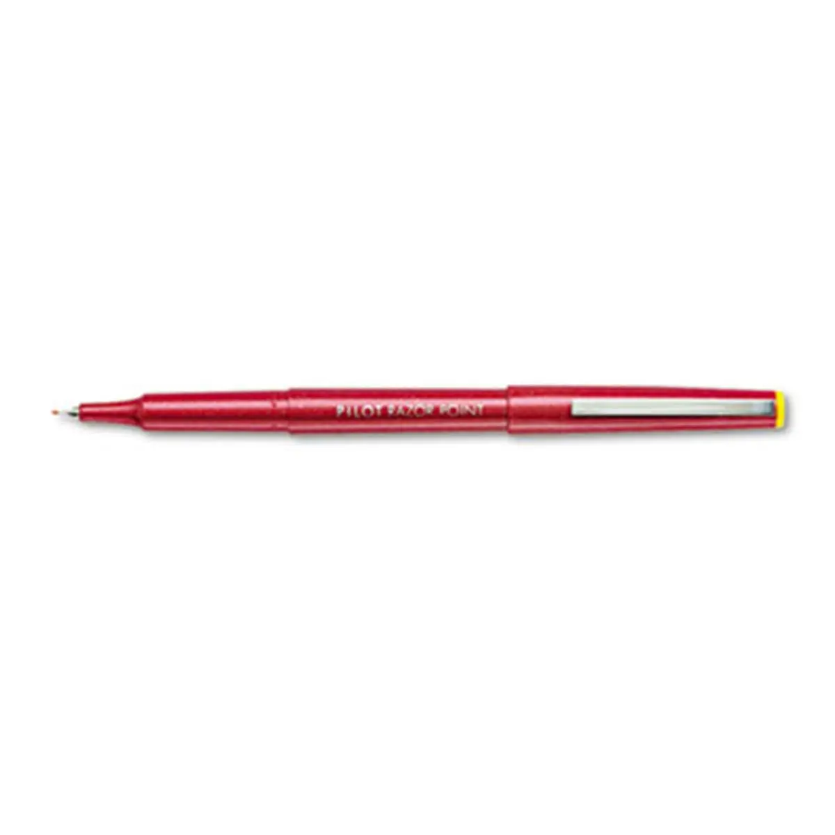 Pilot Razor Point Porous Point Stick Pen 11007 - 12-Count Office Stationery Pack, Red Ink, Super-Fine/Extra Fine Tip, Strong Plastic Body, Maximum Durability, Long-Lasting Smooth Writing, Long-Lasting Performance