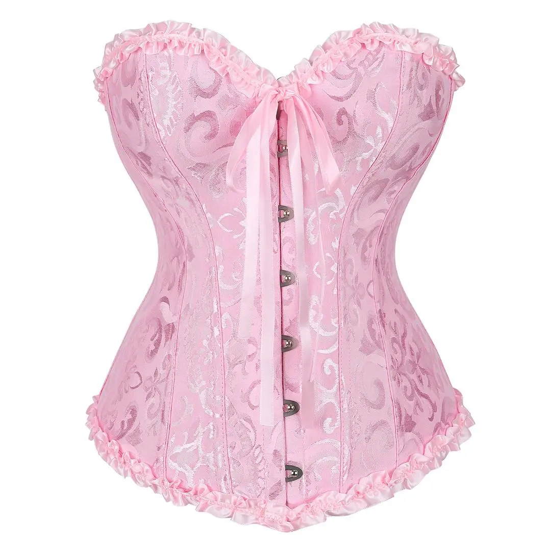 Corset Top Bustier Lingerie for Women Flower Sexy Lace up Burlesque Vintage Halloween Renissance Floral Victorian Plus Size Costume Outfits Black Blue Green White Pink Purple - TikTok Shop Corset Top Bustier Lingerie for Women Flower Sexy Lace up Burlesque Vintage Halloween Renissance Floral Victorian Plus Size Costume Outfits Black Blue Green White Pink Purple - TikTok Shop