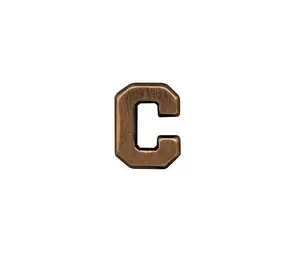 US Army Letter C 1/4in Bronze Ribbon Device
