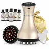 Thermal Handheld Heat-Vibration Massage Device Kit - 5x50ml Essential Oils (Lavender, Vanilla, Sore Muscle, Syringa, Cellulite-Smoothing), Gua Sha Tool, Batteries, Firming Lymphatic Drainage Daily Self-Care Gadget for Adulting Women (Neck, Back) Gifts