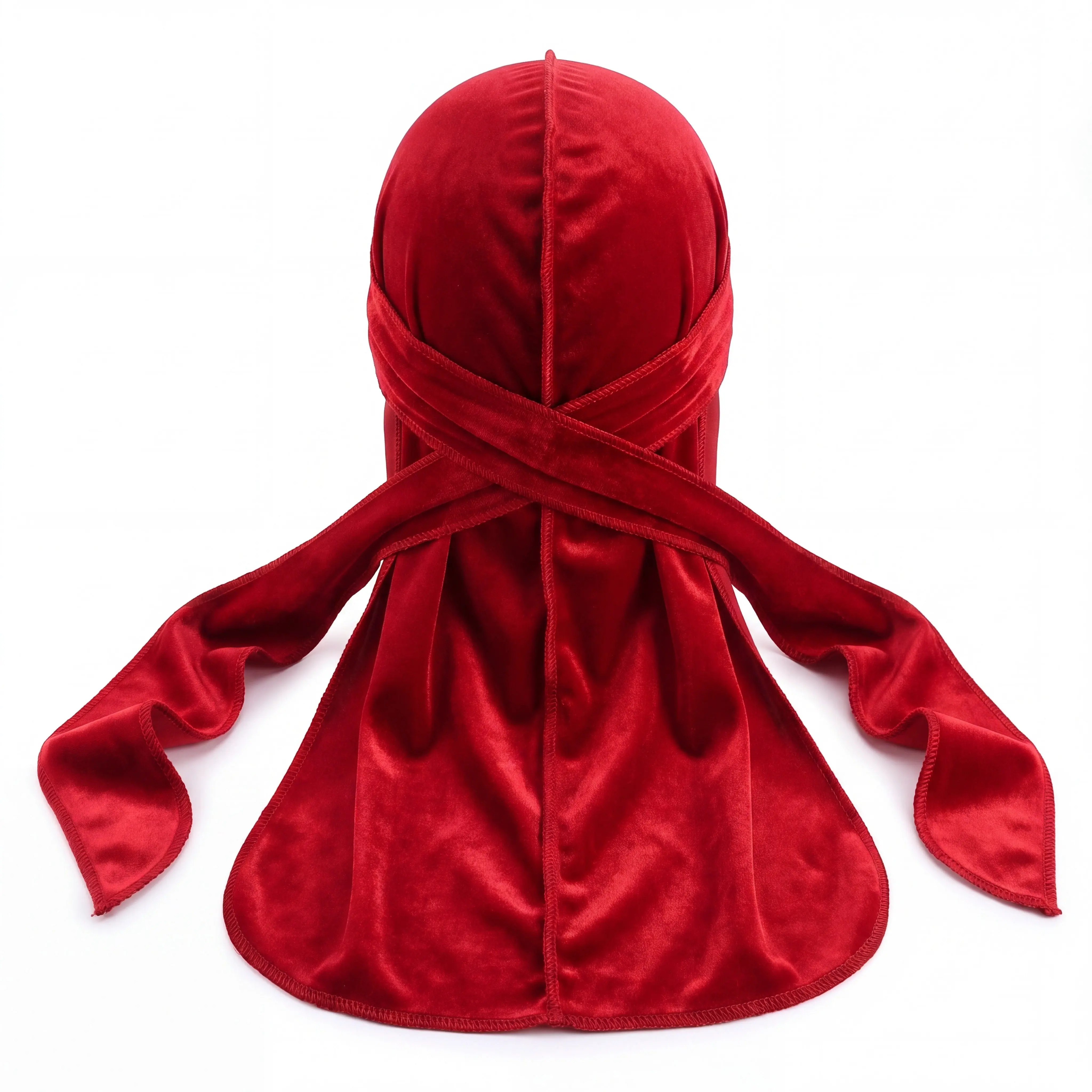 JagRags Premium Red and Velvet Durag for Men