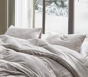 Coma-holic - Coma Inducer (Plush with Butter) Sham (2 Pack) - Warming Taupe